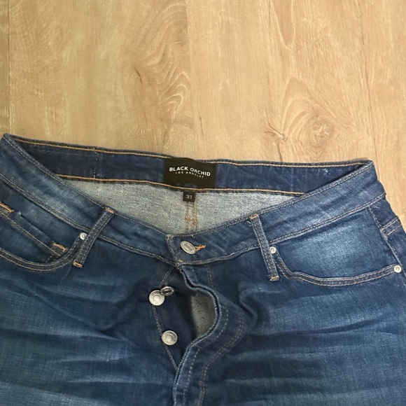 Black Orchid Denim Vintage Rehab Blue Jeans - Picture 2 of 4